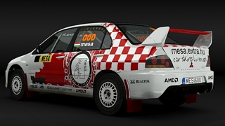 Mesa's artworks rally car design sample