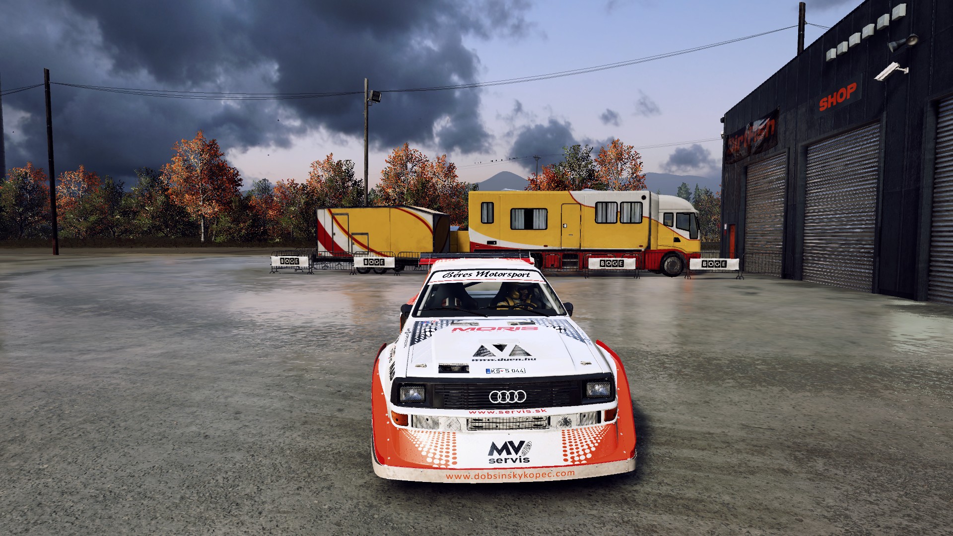 Béres József jr. Audi S1 livery for Dirt Rally 2.0