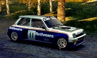 Rothmans Renault skin for DiRT 3